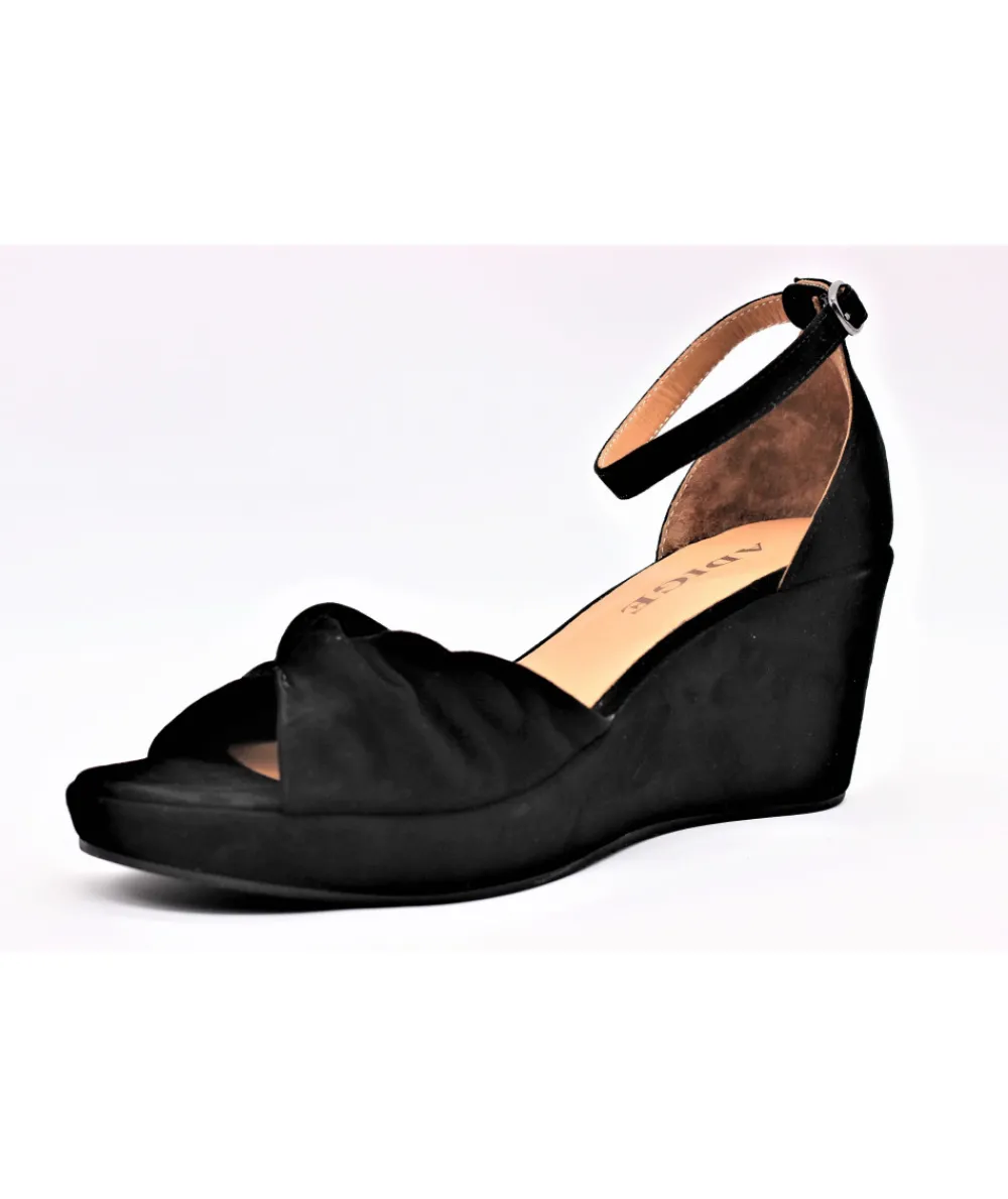 Sandales Et Nu-Pieds | L'Empreinte Chaussures ADIGE FLORES noir