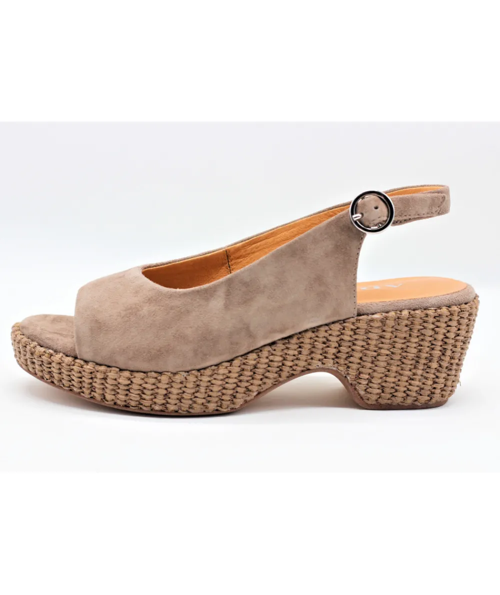 Sandales Et Nu-Pieds | L'Empreinte Chaussures ADIGE KAROL taupe