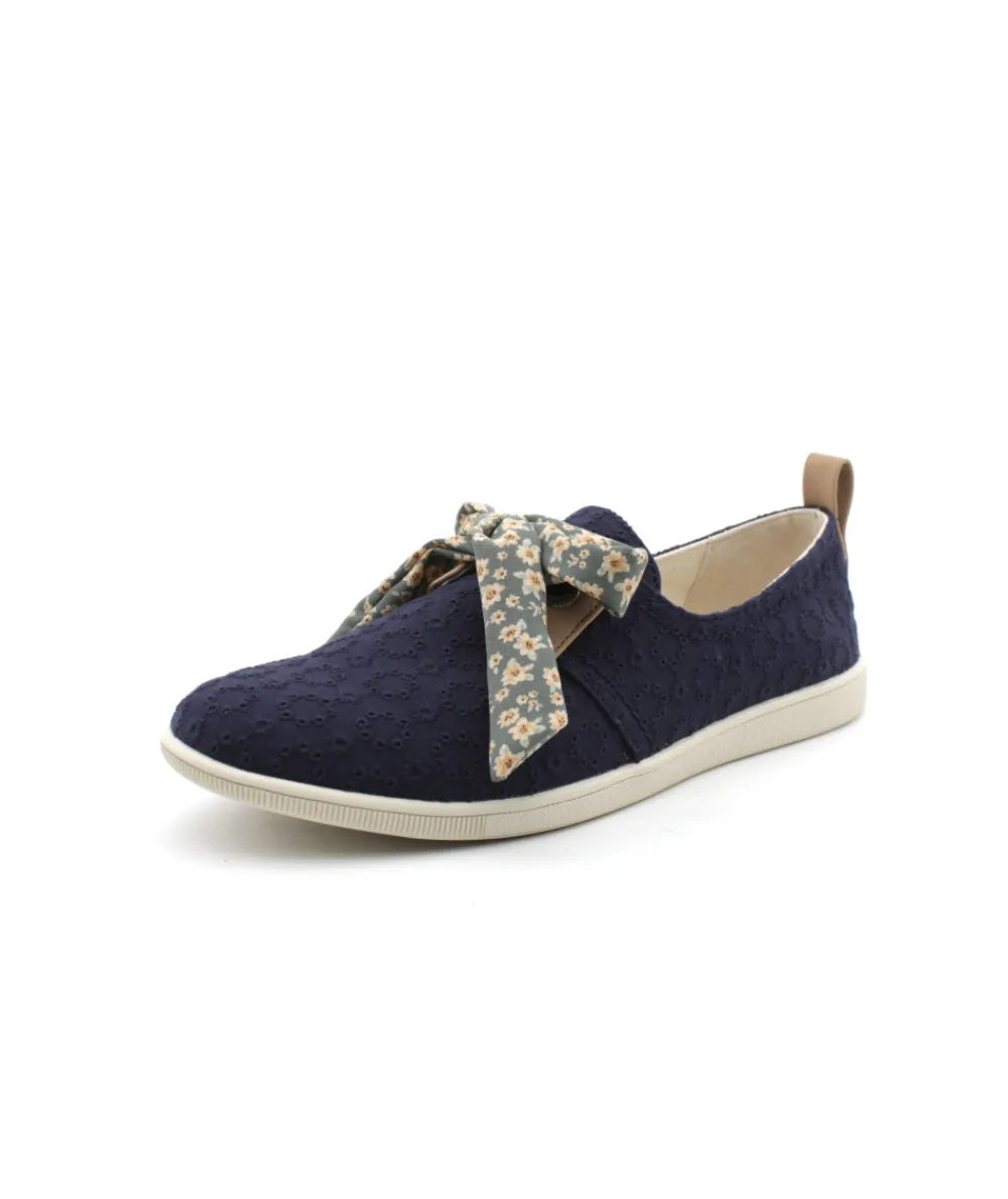 Baskets | L'Empreinte Chaussures ARMISTICE STONE ONE W TWILL BRODE marine