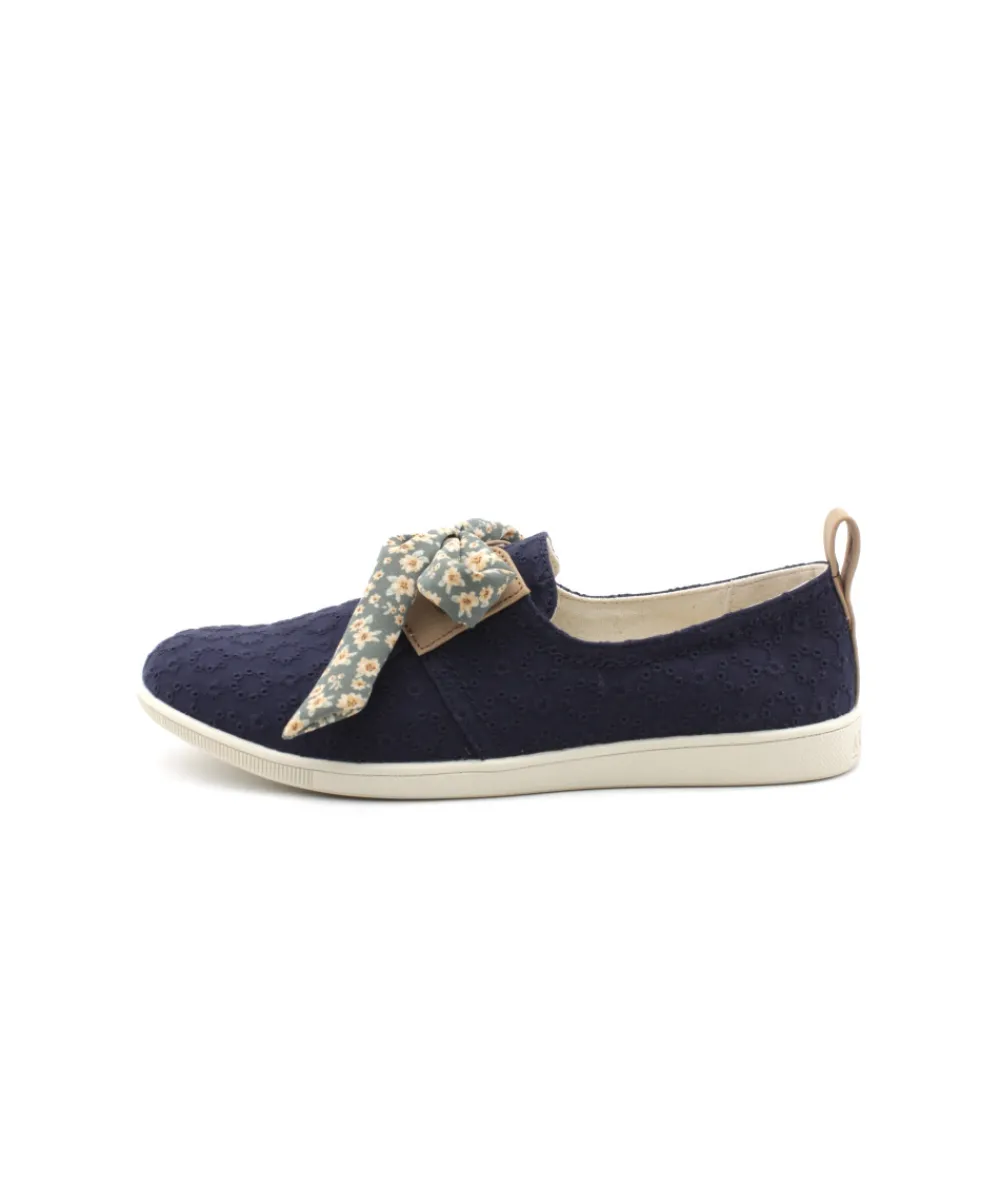 Baskets | L'Empreinte Chaussures ARMISTICE STONE ONE W TWILL BRODE marine