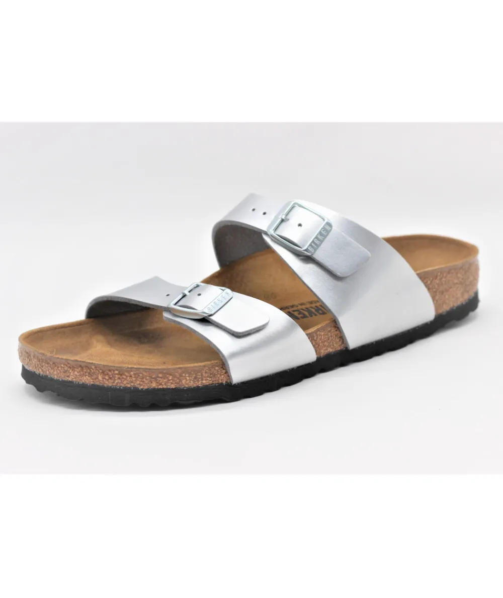 Mules | Sandales Et Nu-Pieds | L'Empreinte Chaussures BIRKENSTOCK SYDNEY METALLIC silver