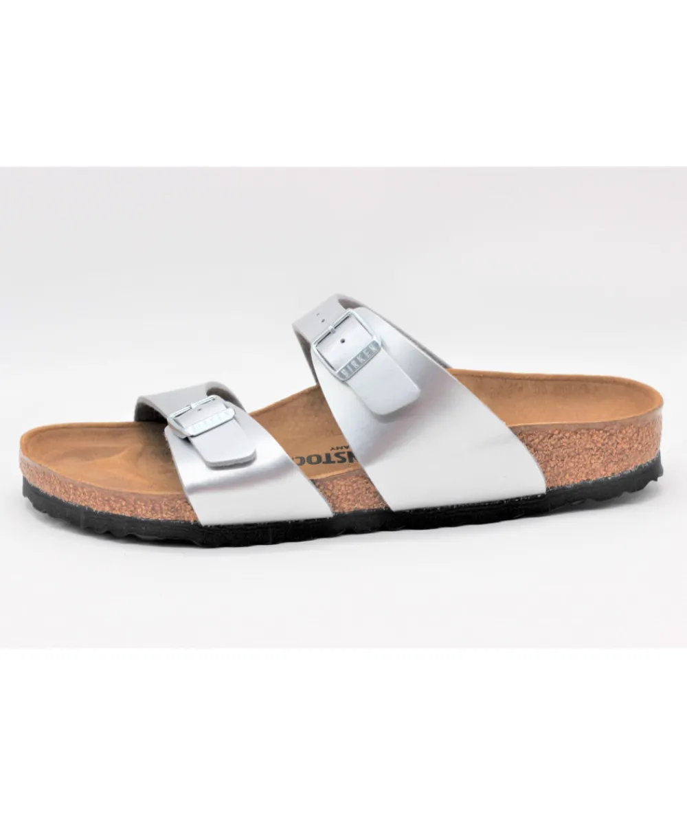 Mules | Sandales Et Nu-Pieds | L'Empreinte Chaussures BIRKENSTOCK SYDNEY METALLIC silver