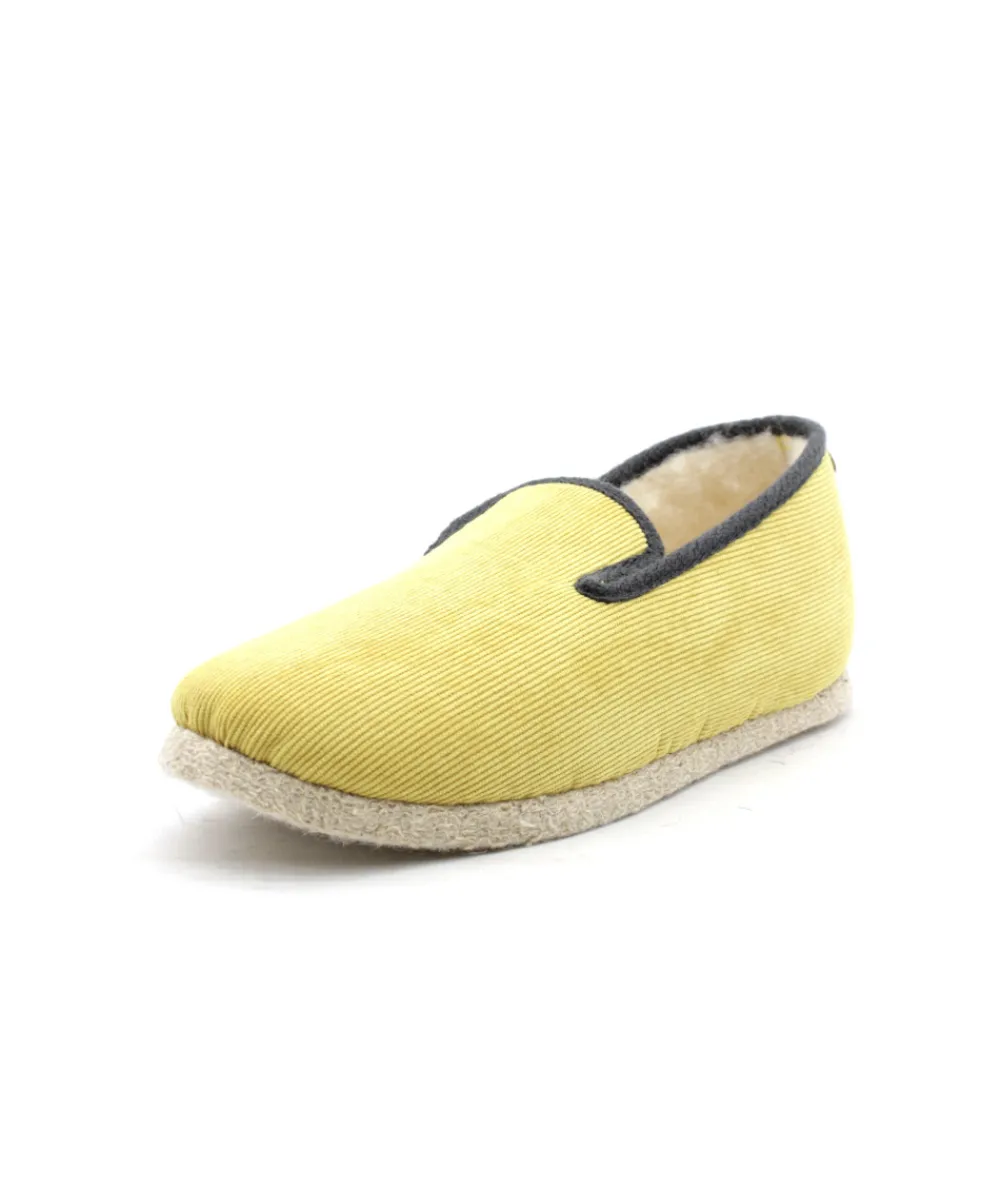 Chaussons | L'Empreinte Chaussures CHAUSSE MOUTON COTELE jaune