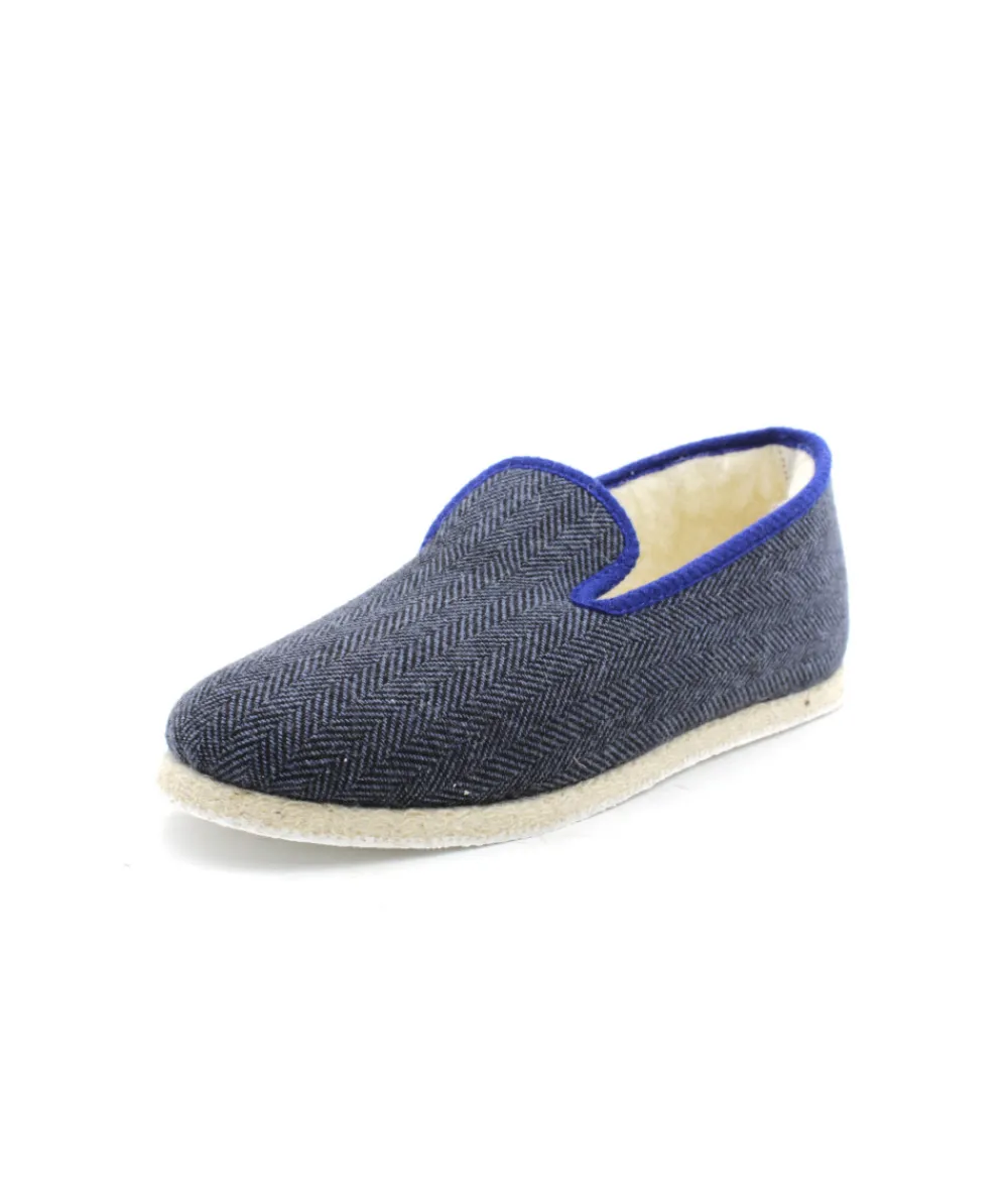 Chaussons | L'Empreinte Chaussures CHAUSSE MOUTON CURTIS bleu