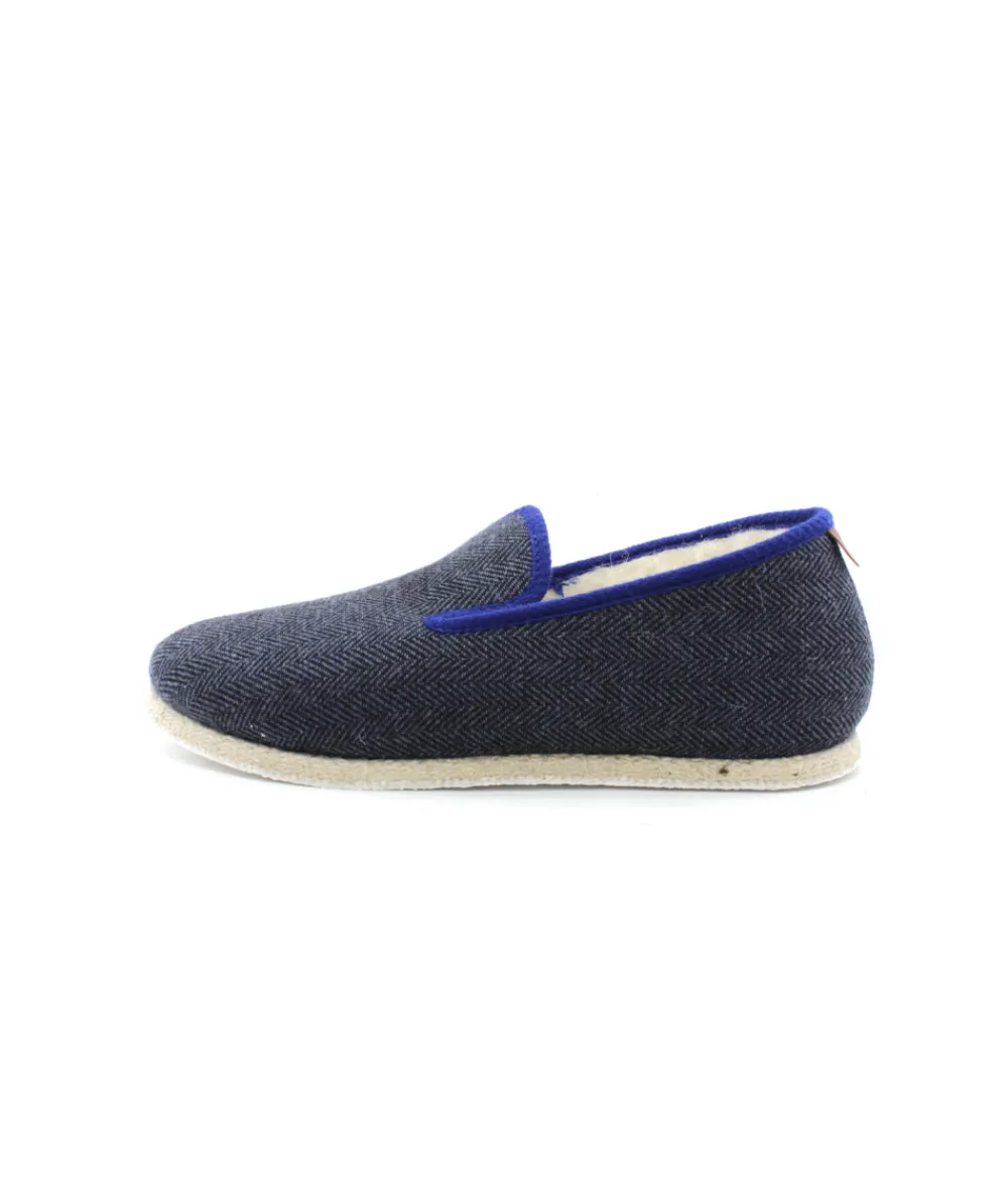 Chaussons | L'Empreinte Chaussures CHAUSSE MOUTON CURTIS bleu