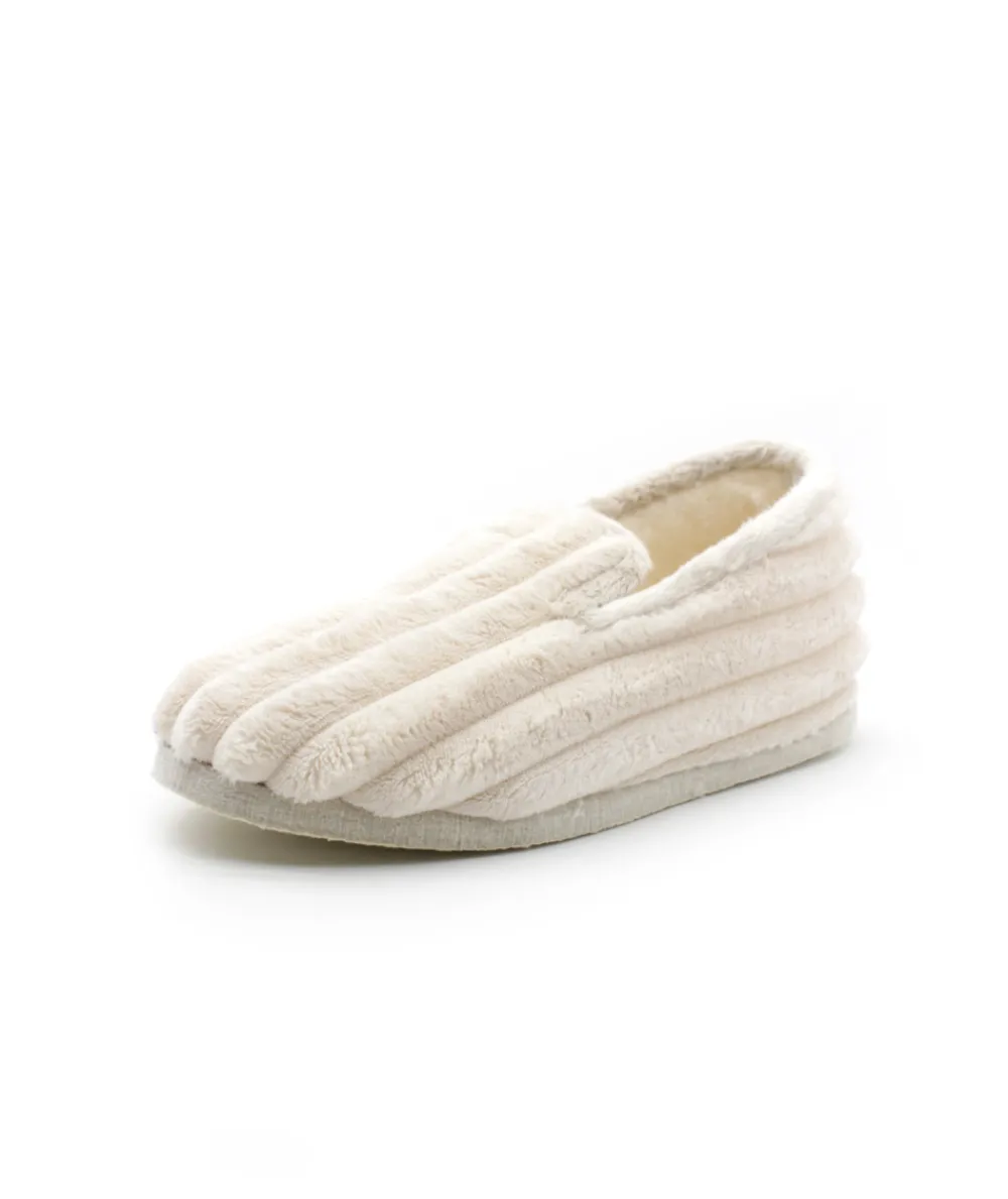 Chaussons | L'Empreinte Chaussures CHAUSSE MOUTON DUVET Ecru