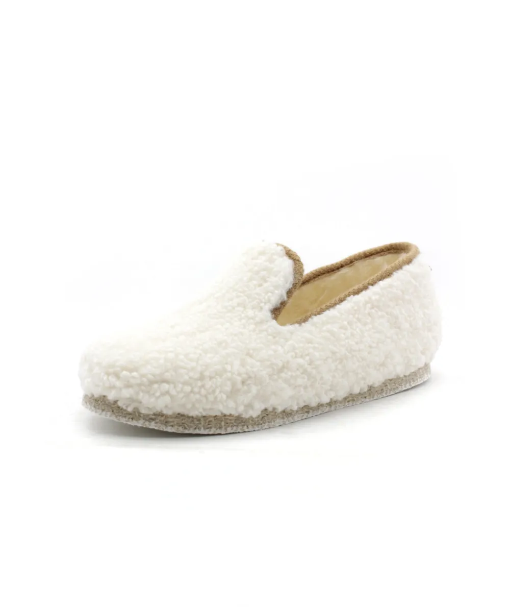 Chaussons | L'Empreinte Chaussures CHAUSSE MOUTON LAINEY blanc