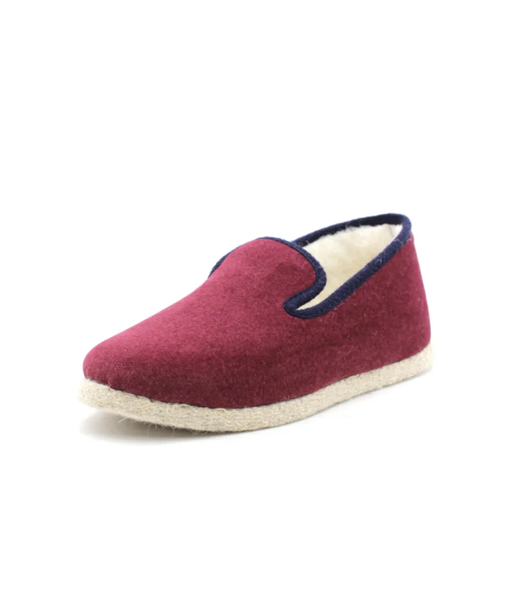 Chaussons | L'Empreinte Chaussures CHAUSSE MOUTON SOFT bordeaux