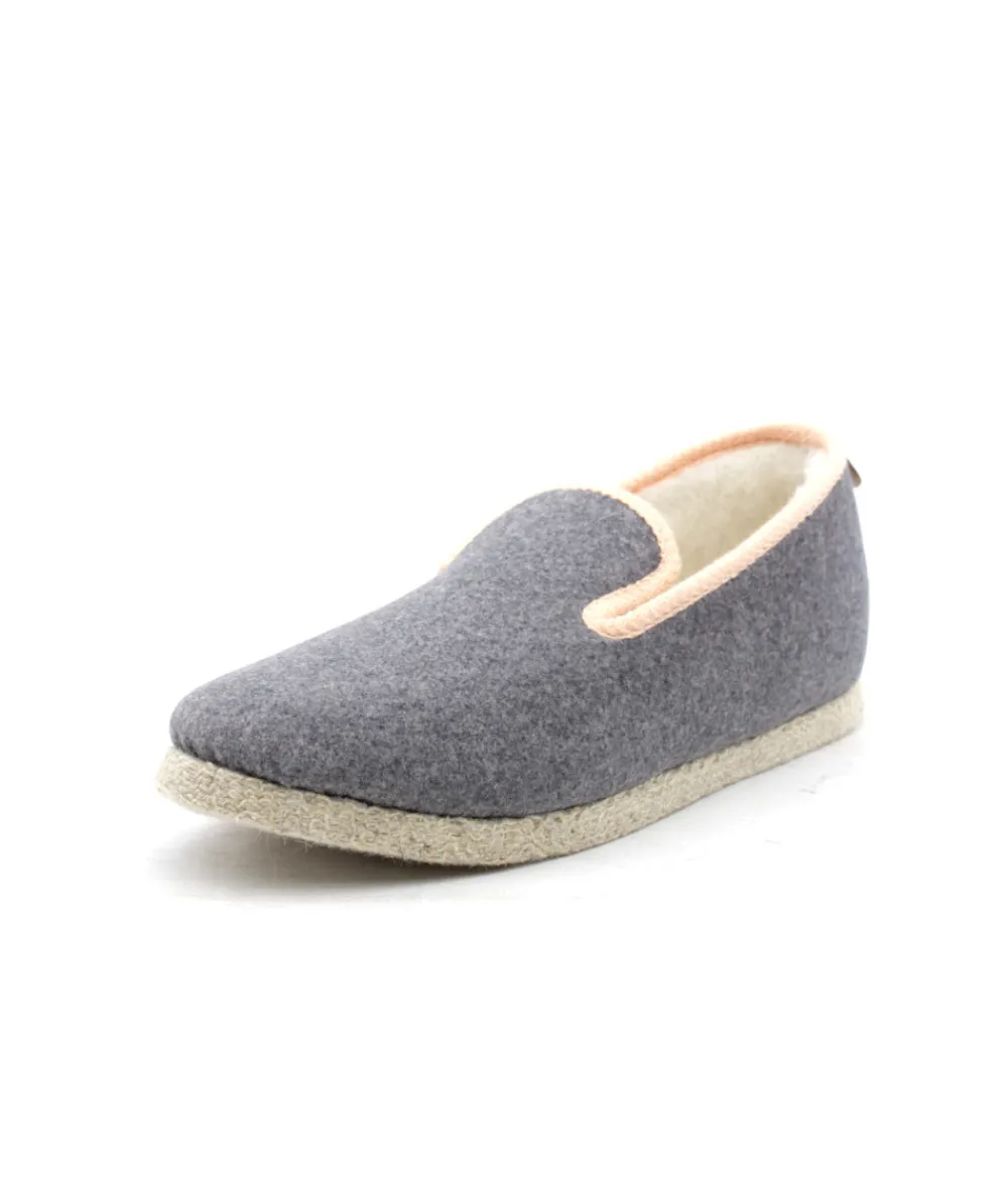 Chaussons | L'Empreinte Chaussures CHAUSSE MOUTON SOFT gris