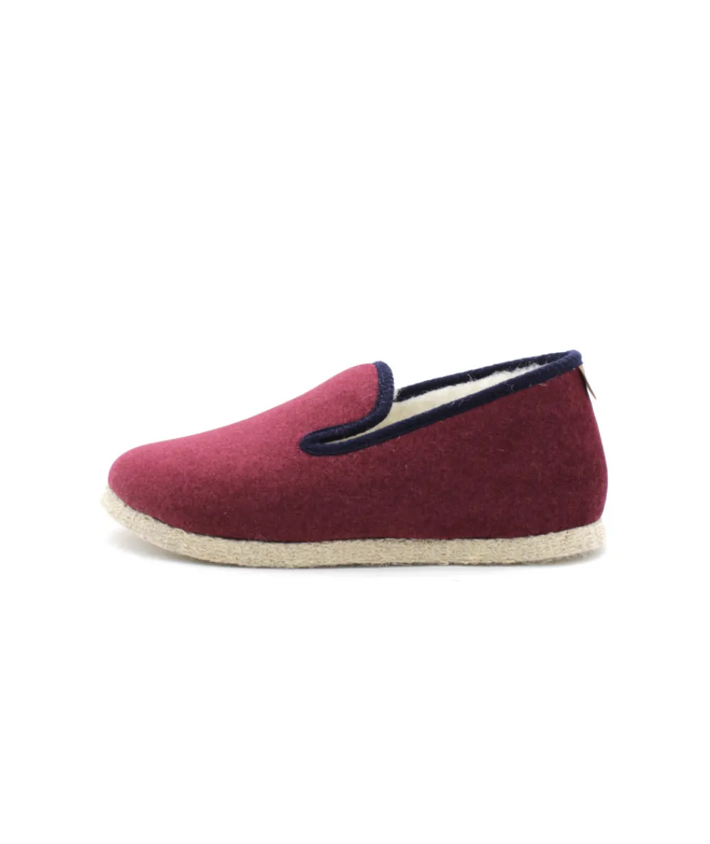 Chaussons | L'Empreinte Chaussures CHAUSSE MOUTON SOFT bordeaux