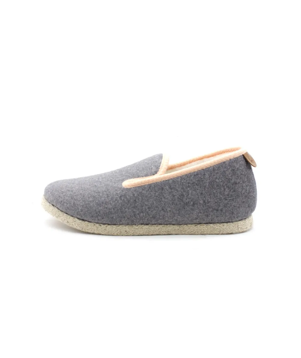 Chaussons | L'Empreinte Chaussures CHAUSSE MOUTON SOFT gris