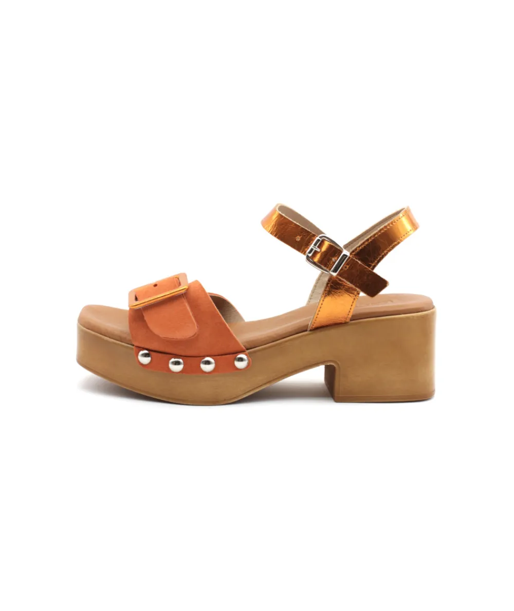 Sandales Et Nu-Pieds | L'Empreinte Chaussures COCO & ABRICOT COLOGNE V2770A orange