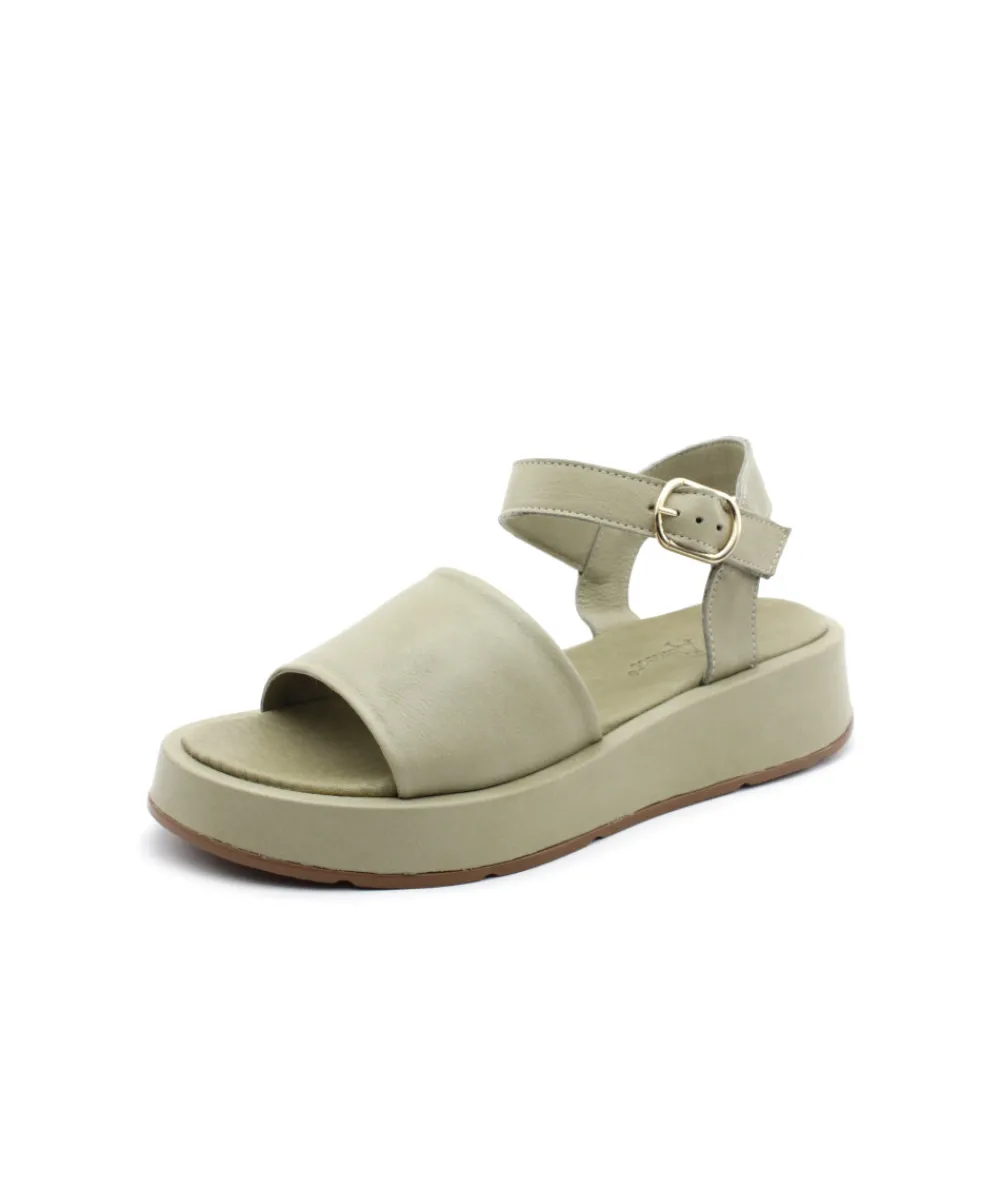 Sandales Et Nu-Pieds | L'Empreinte Chaussures COCO & ABRICOT ESPAS V2444A Kaki clair