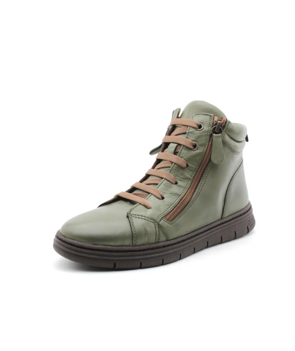 Bottines | Baskets | L'Empreinte Chaussures COCO & ABRICOT MERCADIER V2571B vert