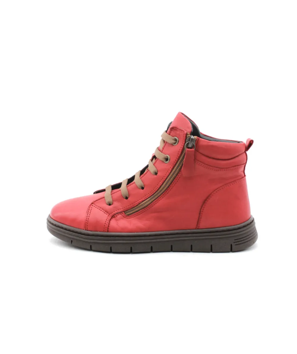 Bottines | Baskets | L'Empreinte Chaussures COCO & ABRICOT MERCADIER V2571B rouge