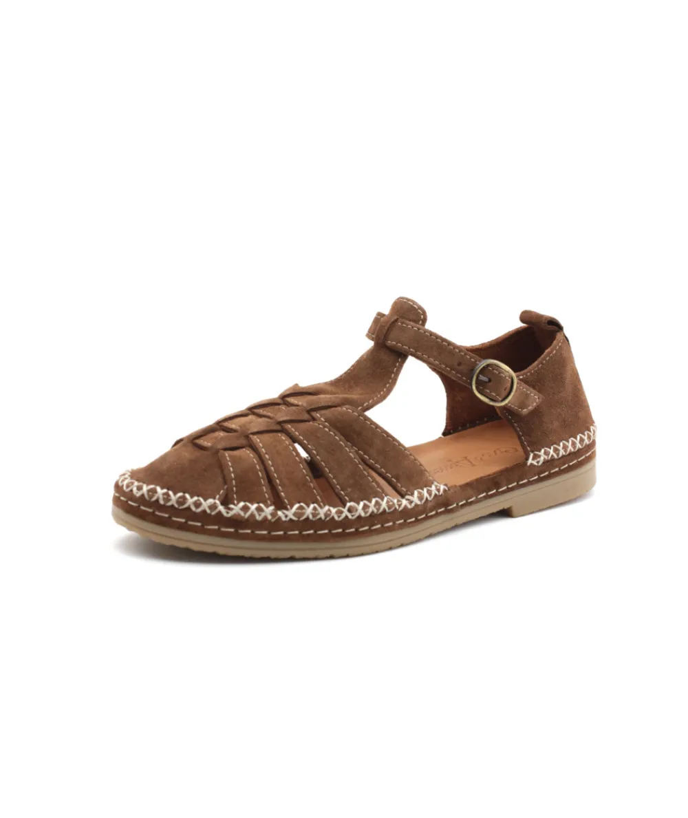 Sandales Et Nu-Pieds | L'Empreinte Chaussures COCO & ABRICOT MUSIGNY V2757F marron