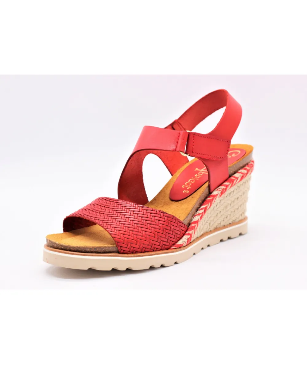 Sandales Et Nu-Pieds | L'Empreinte Chaussures COCO & ABRICOT NURCAN V1174a rouge