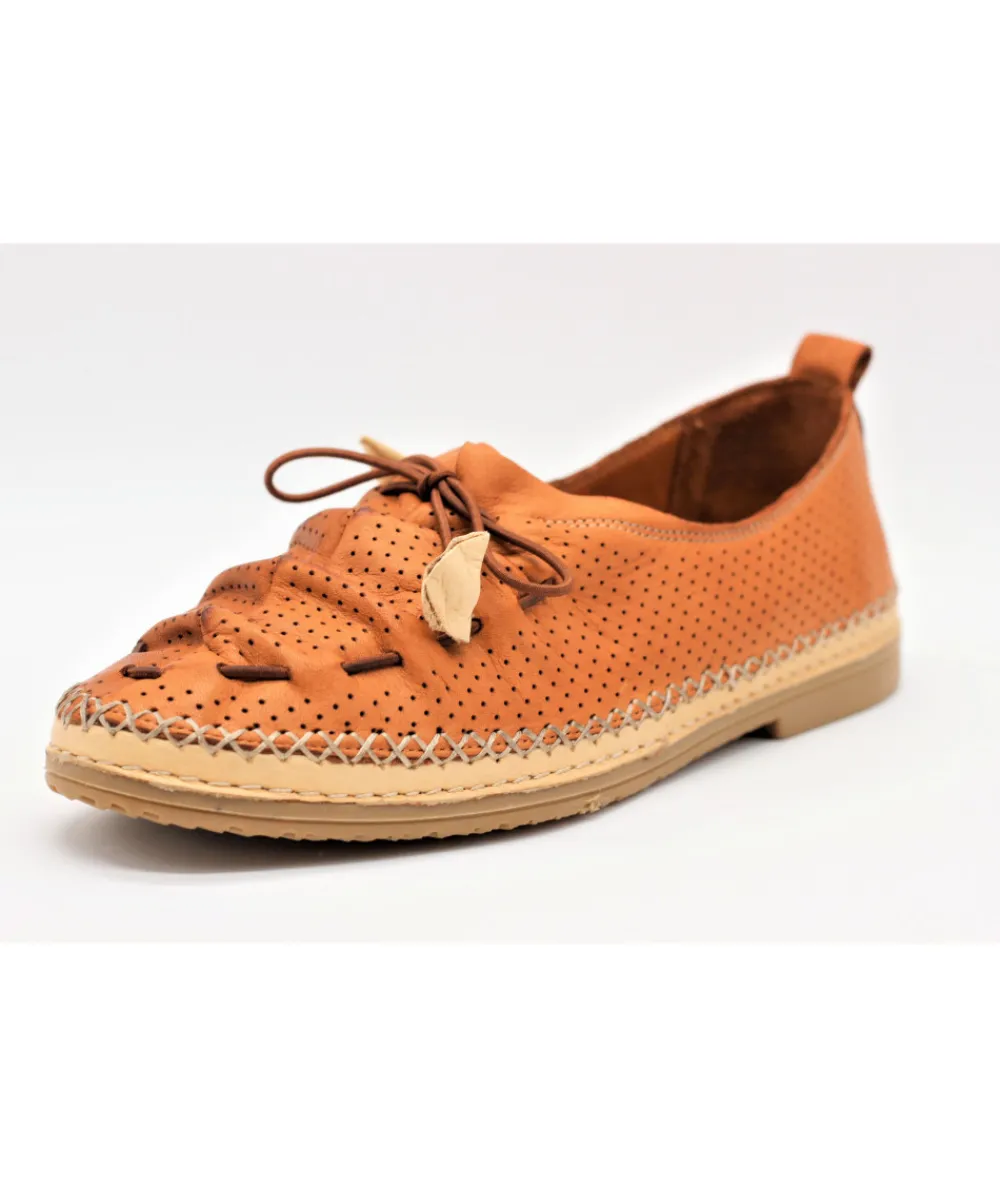 Mocassins | L'Empreinte Chaussures COCO & ABRICOT SABELINE V1209a cognac