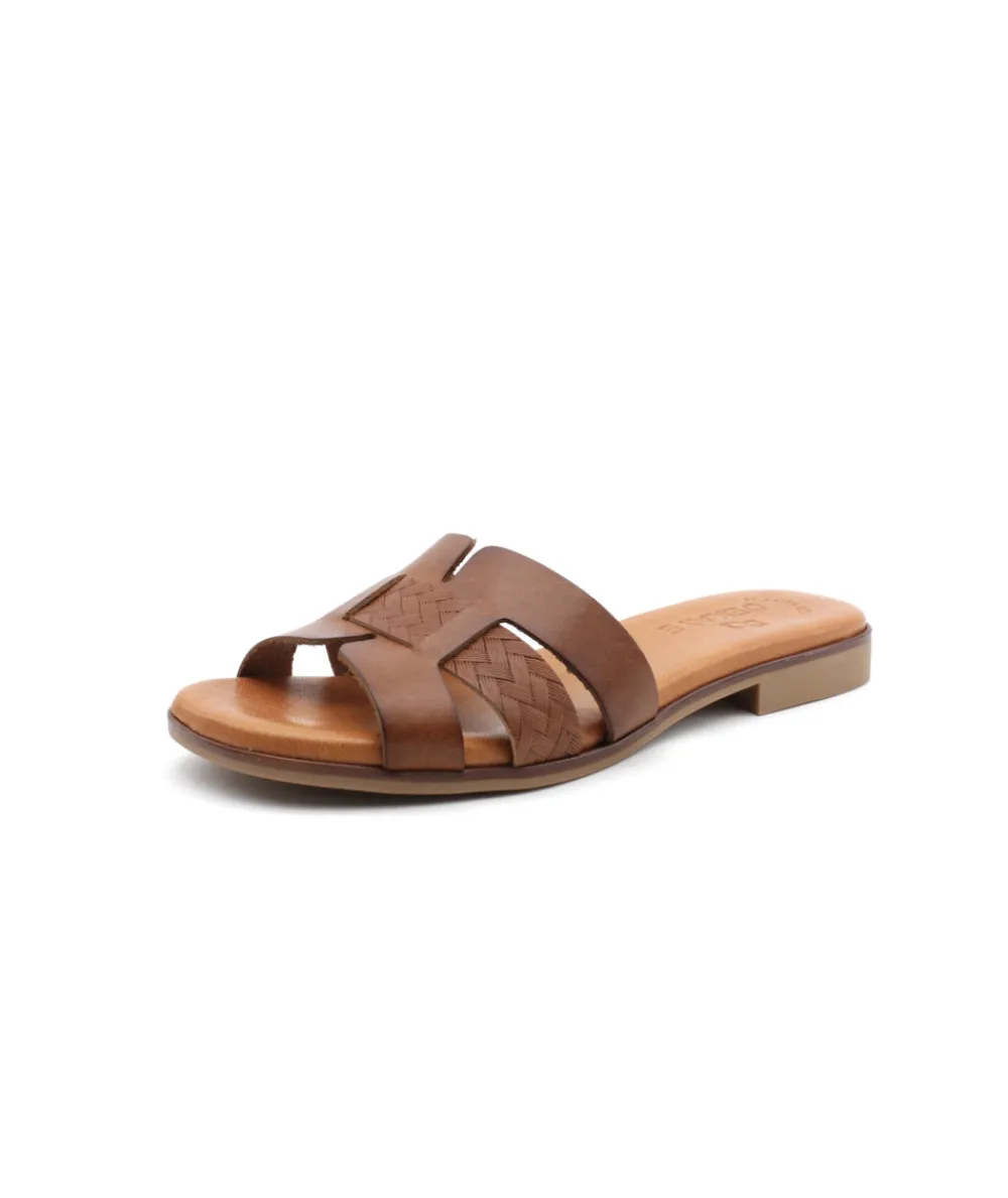 Sandales Et Nu-Pieds | L'Empreinte Chaussures DEKAYE 1505-F cognac