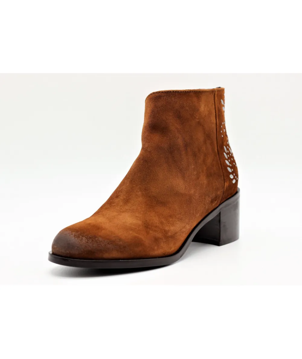 Bottines | L'Empreinte Chaussures DENOUEE 6644 cognac