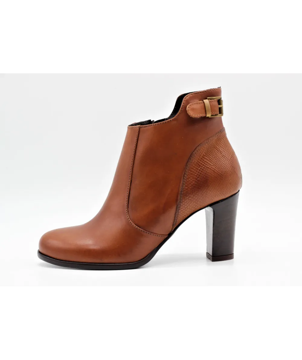 Bottines | L'Empreinte Chaussures DENOUEE 4008 cognac