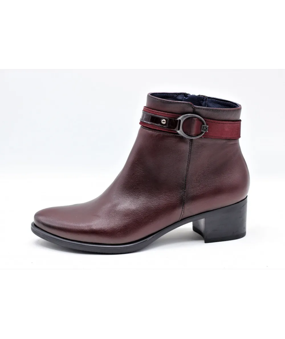 Bottines | L'Empreinte Chaussures DORKING 7952 ALEGRIA bordeaux