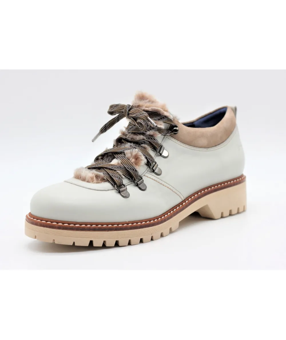 Derbies | L'Empreinte Chaussures DORKING 7705 CHARCO blanc