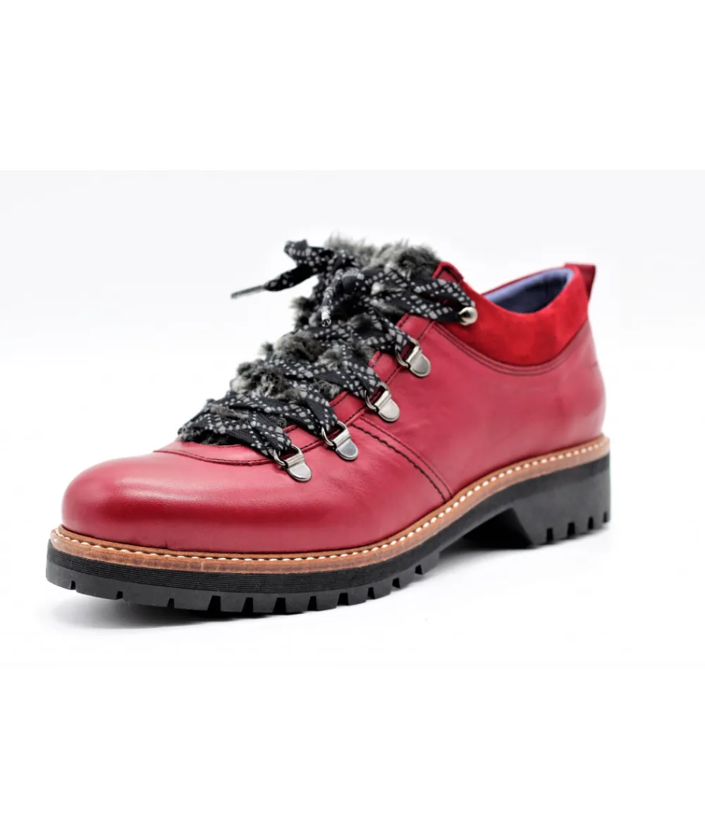 Derbies | L'Empreinte Chaussures DORKING 7705 CHARCO rouge