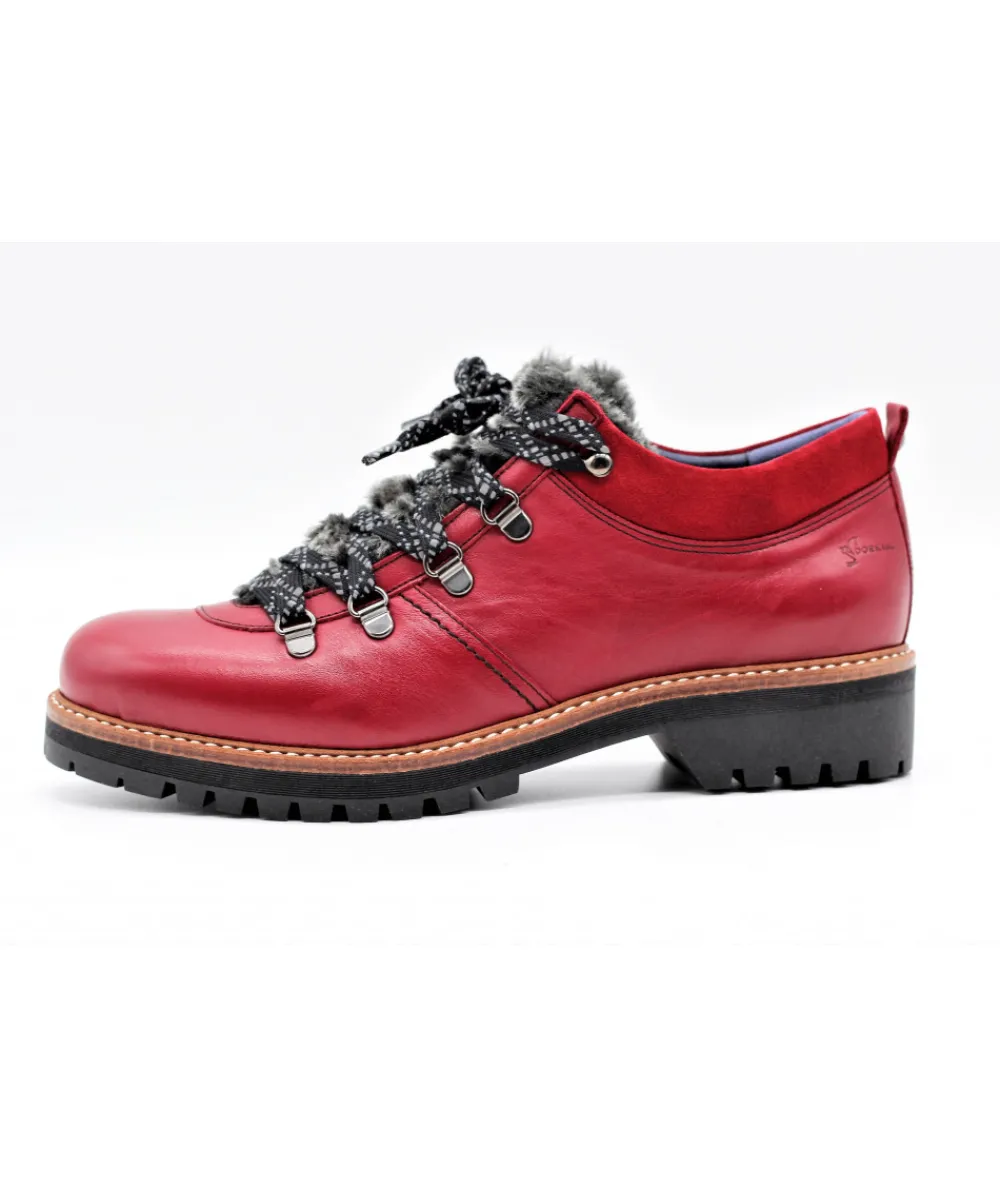 Derbies | L'Empreinte Chaussures DORKING 7705 CHARCO rouge