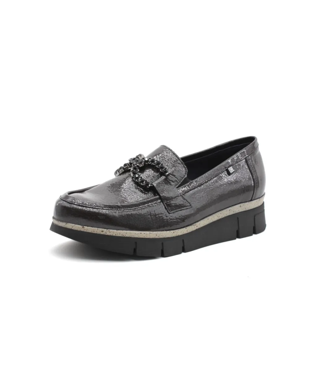 Mocassins | L'Empreinte Chaussures DORKING D9325 INDIA antracite