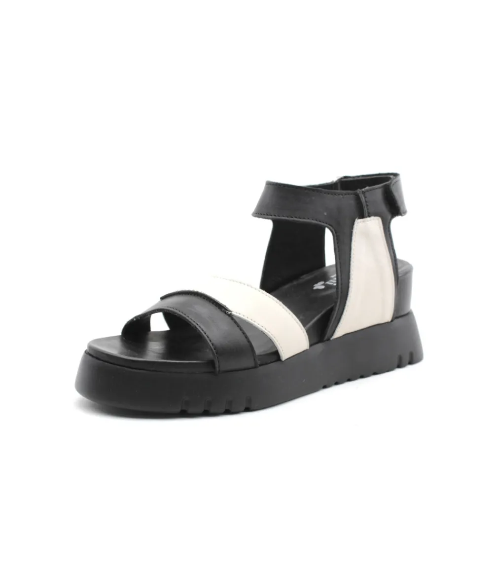 Sandales Et Nu-Pieds | L'Empreinte Chaussures FELMINI D837 CALF Noir/blanc