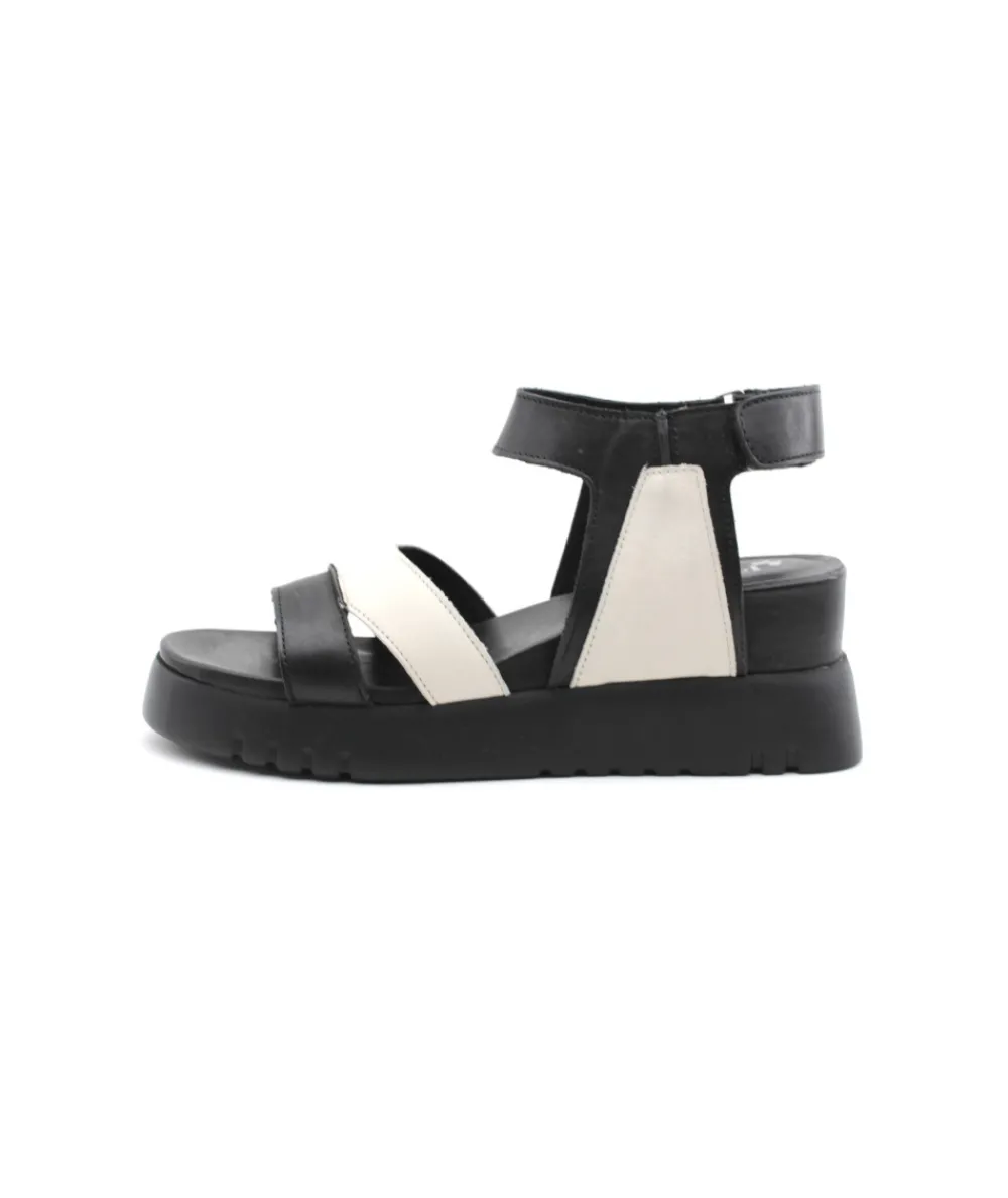 Sandales Et Nu-Pieds | L'Empreinte Chaussures FELMINI D837 CALF Noir/blanc