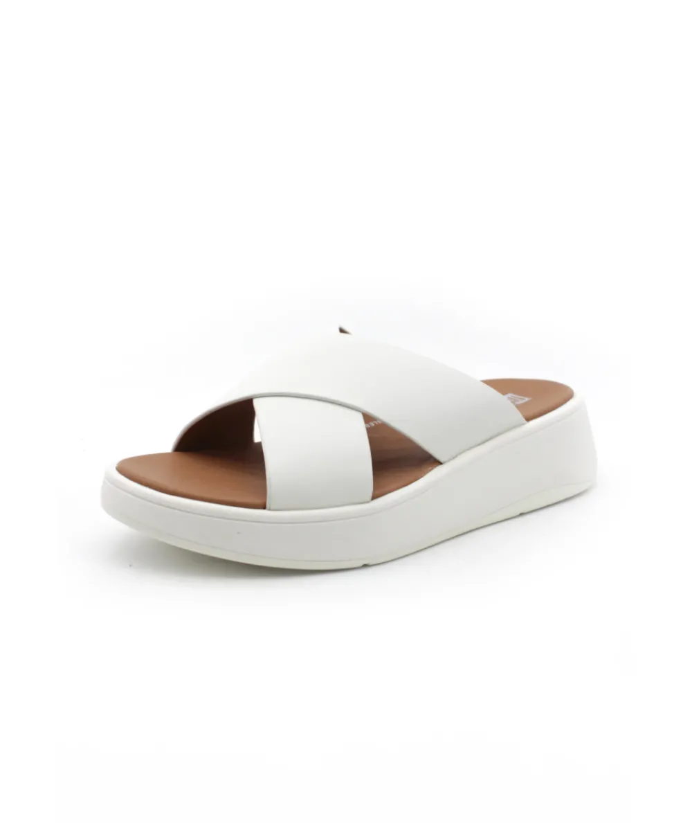 Mules | L'Empreinte Chaussures FITFLOP F-MODE LEATHER CREME