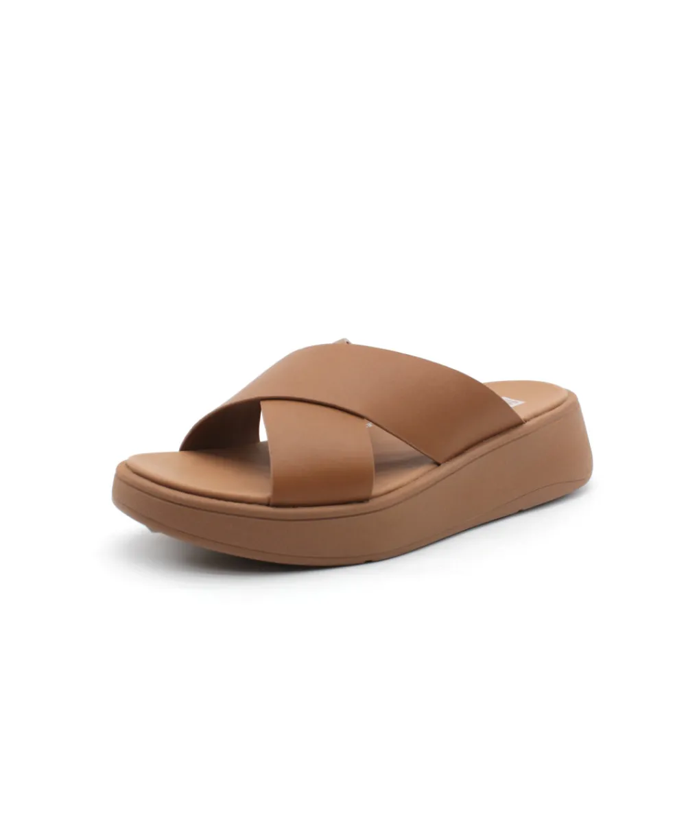 Mules | L'Empreinte Chaussures FITFLOP F-MODE LEATHER tan