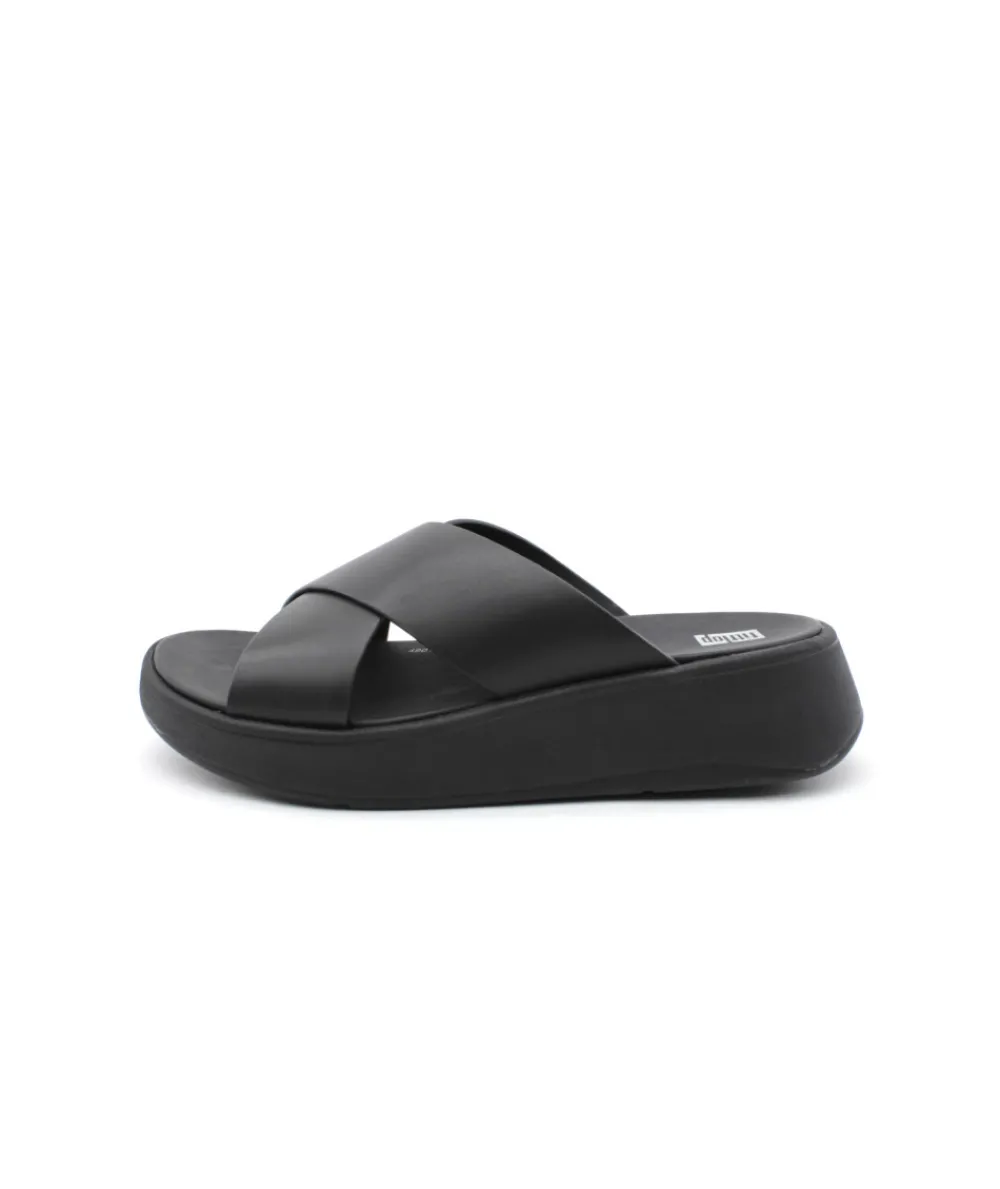 Mules | L'Empreinte Chaussures FITFLOP F-MODE LEATHER noir