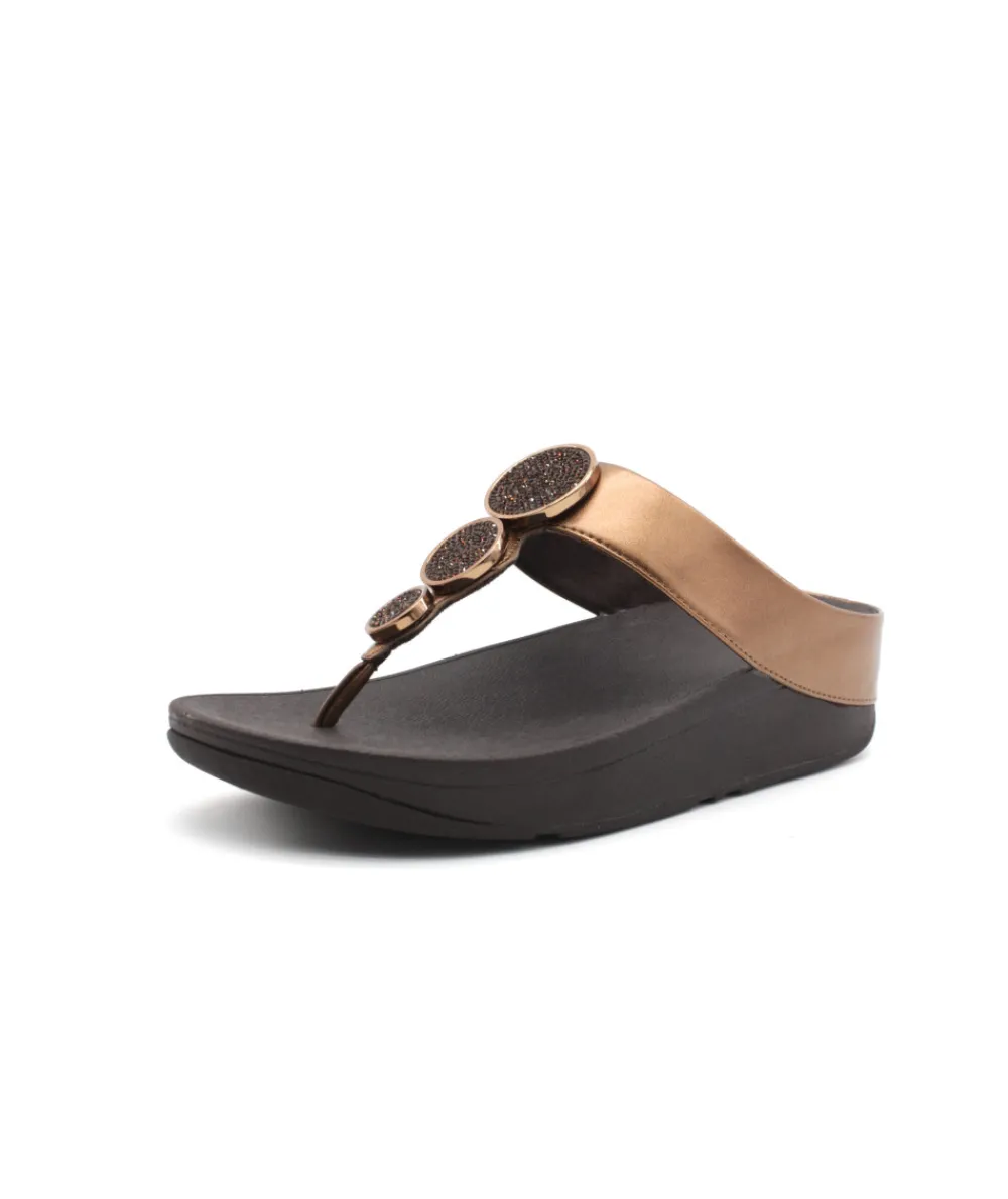 Mules | L'Empreinte Chaussures FITFLOP HALO BEAD CIRCLE bronze