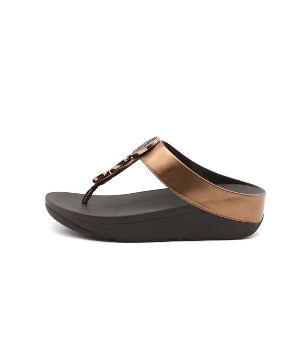 Mules | L'Empreinte Chaussures FITFLOP HALO BEAD CIRCLE bronze