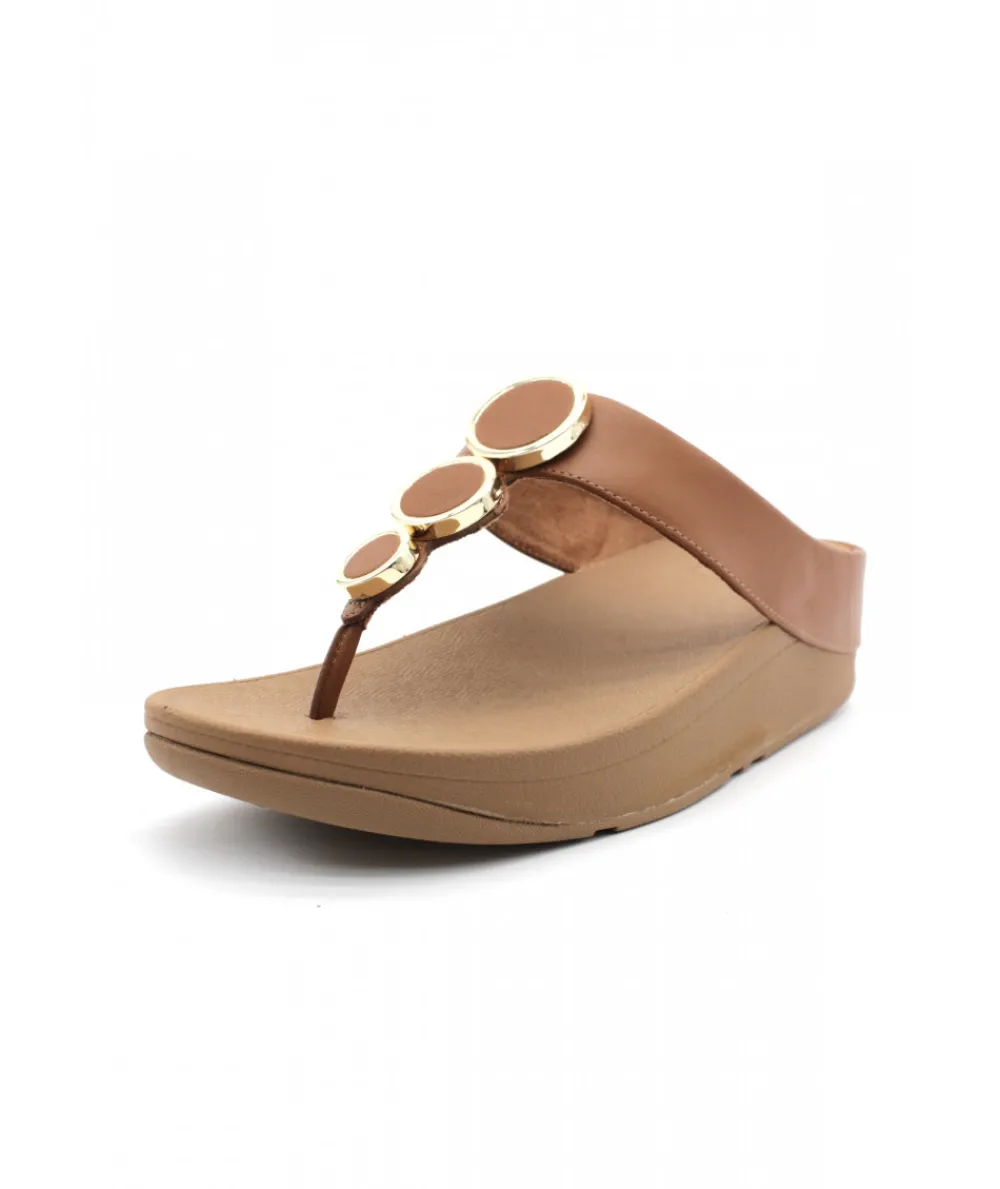 Mules | L'Empreinte Chaussures FITFLOP HALO TOE POST camel