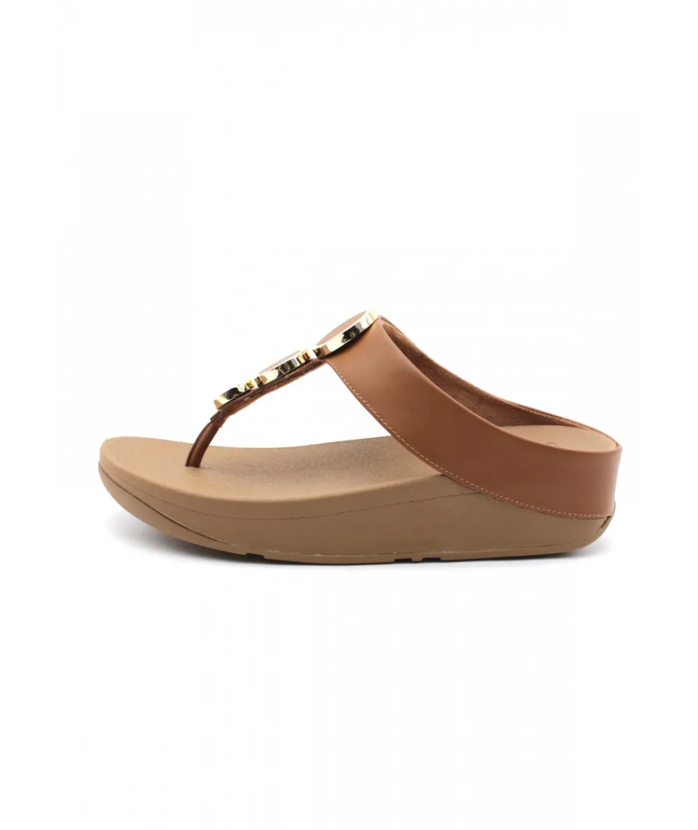 Mules | L'Empreinte Chaussures FITFLOP HALO TOE POST camel