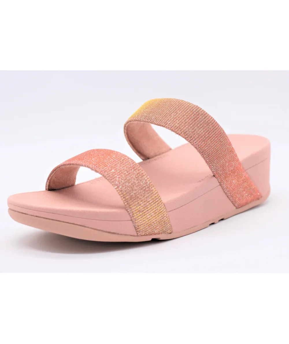 Mules | L'Empreinte Chaussures FITFLOP LOTTIE GLITZY SLIDE ROSE GOLD