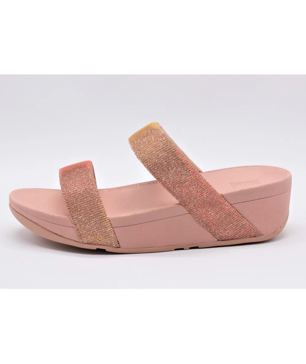 Mules | L'Empreinte Chaussures FITFLOP LOTTIE GLITZY SLIDE ROSE GOLD