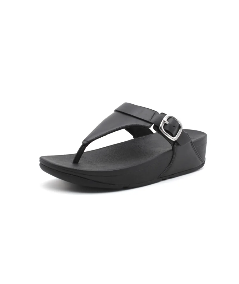 Mules | Sandales Et Nu-Pieds | L'Empreinte Chaussures FITFLOP LULU ADJUSTABLE LEATHER noir