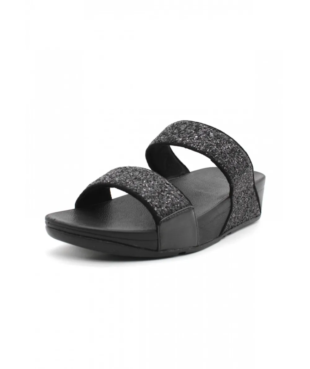 Mules | L'Empreinte Chaussures FITFLOP LULU GLITTER SLIDES noir