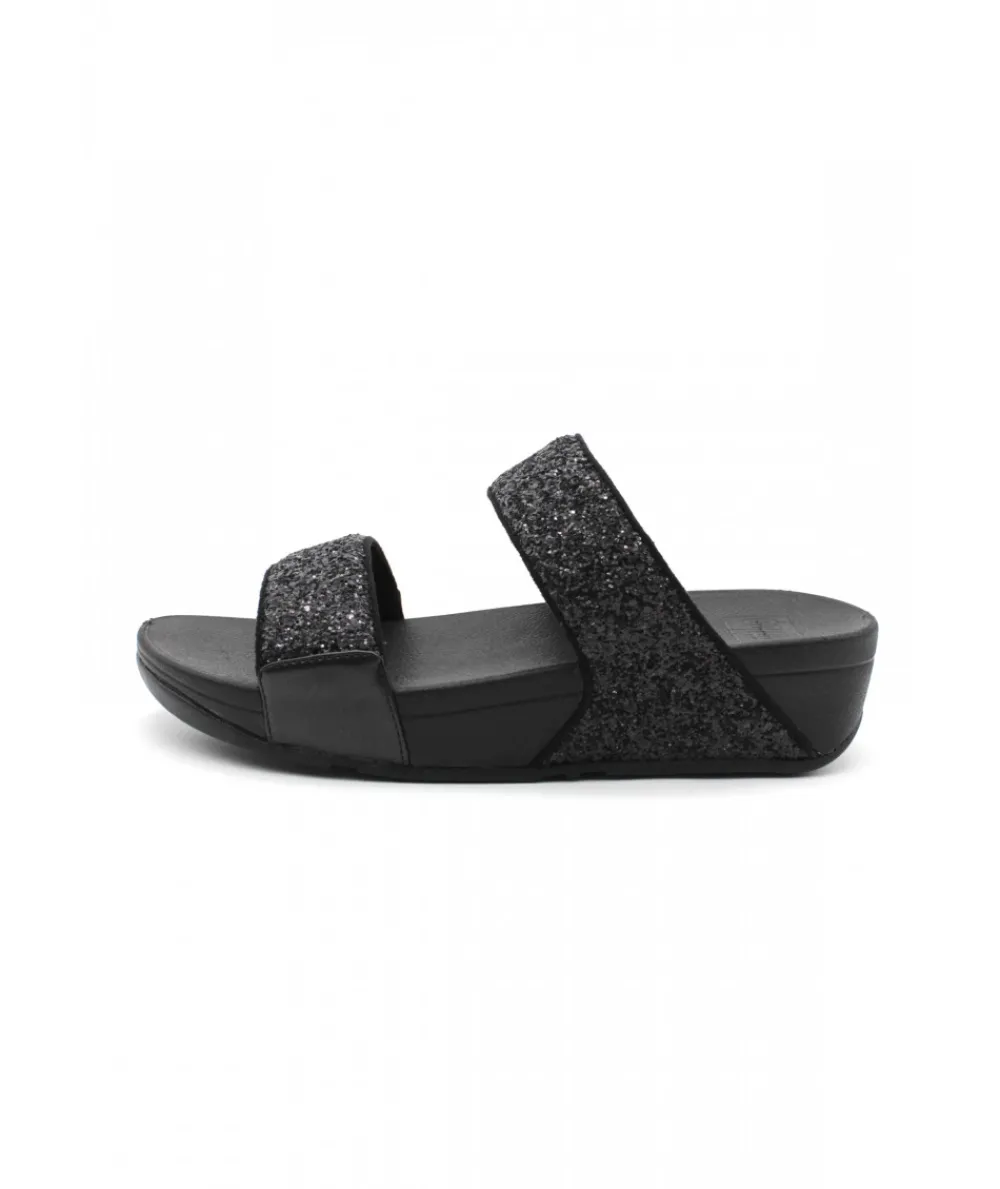 Mules | L'Empreinte Chaussures FITFLOP LULU GLITTER SLIDES noir