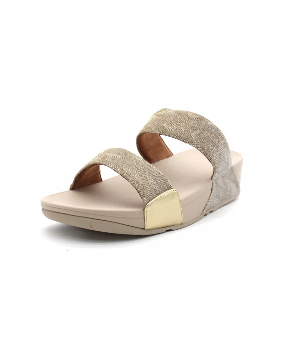 Mules | L'Empreinte Chaussures FITFLOP LULU GLITZ SLIDES platine