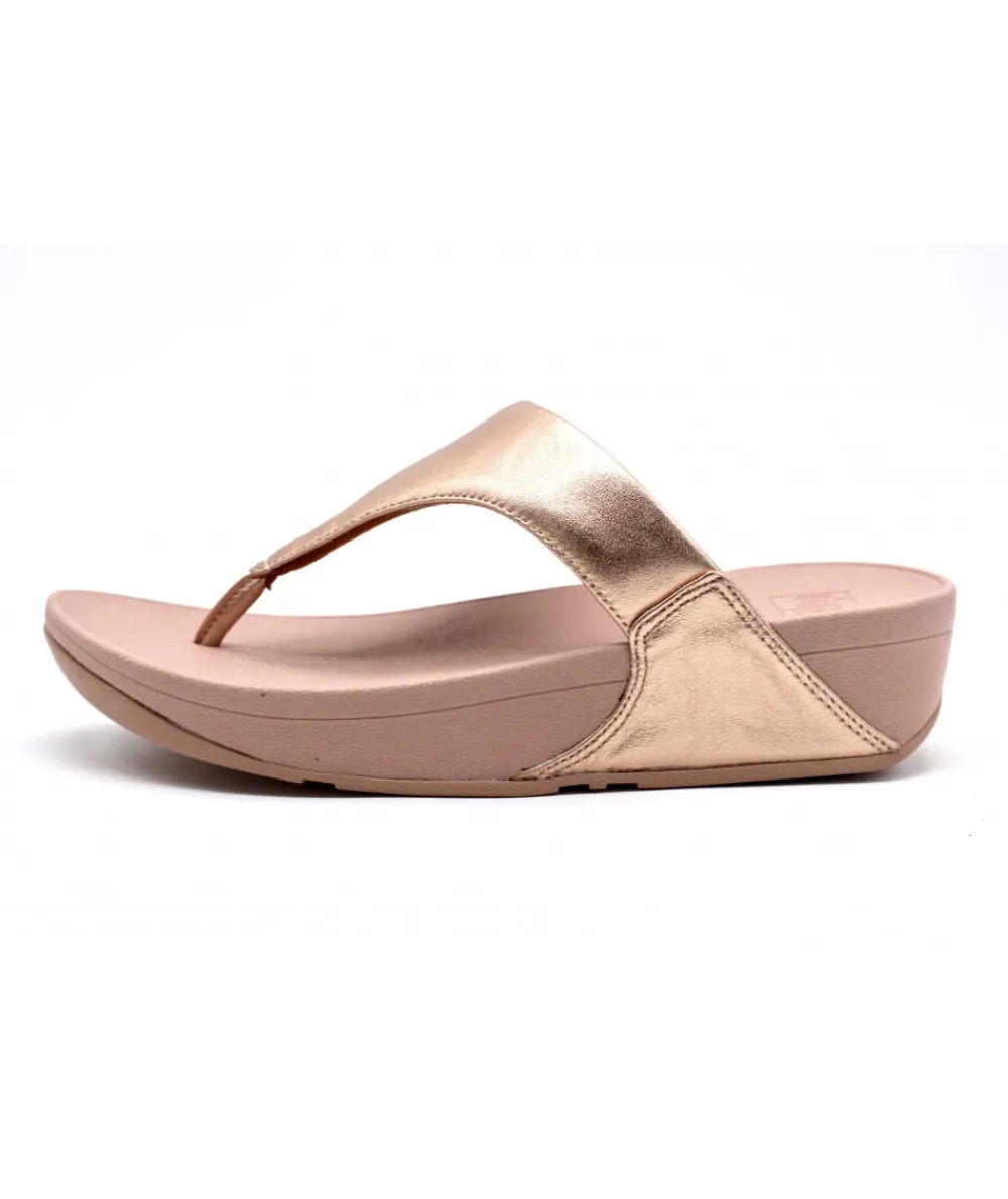 Mules | Sandales Et Nu-Pieds | L'Empreinte Chaussures FITFLOP LULU LEATHER TOEPOST ROSE GOLD