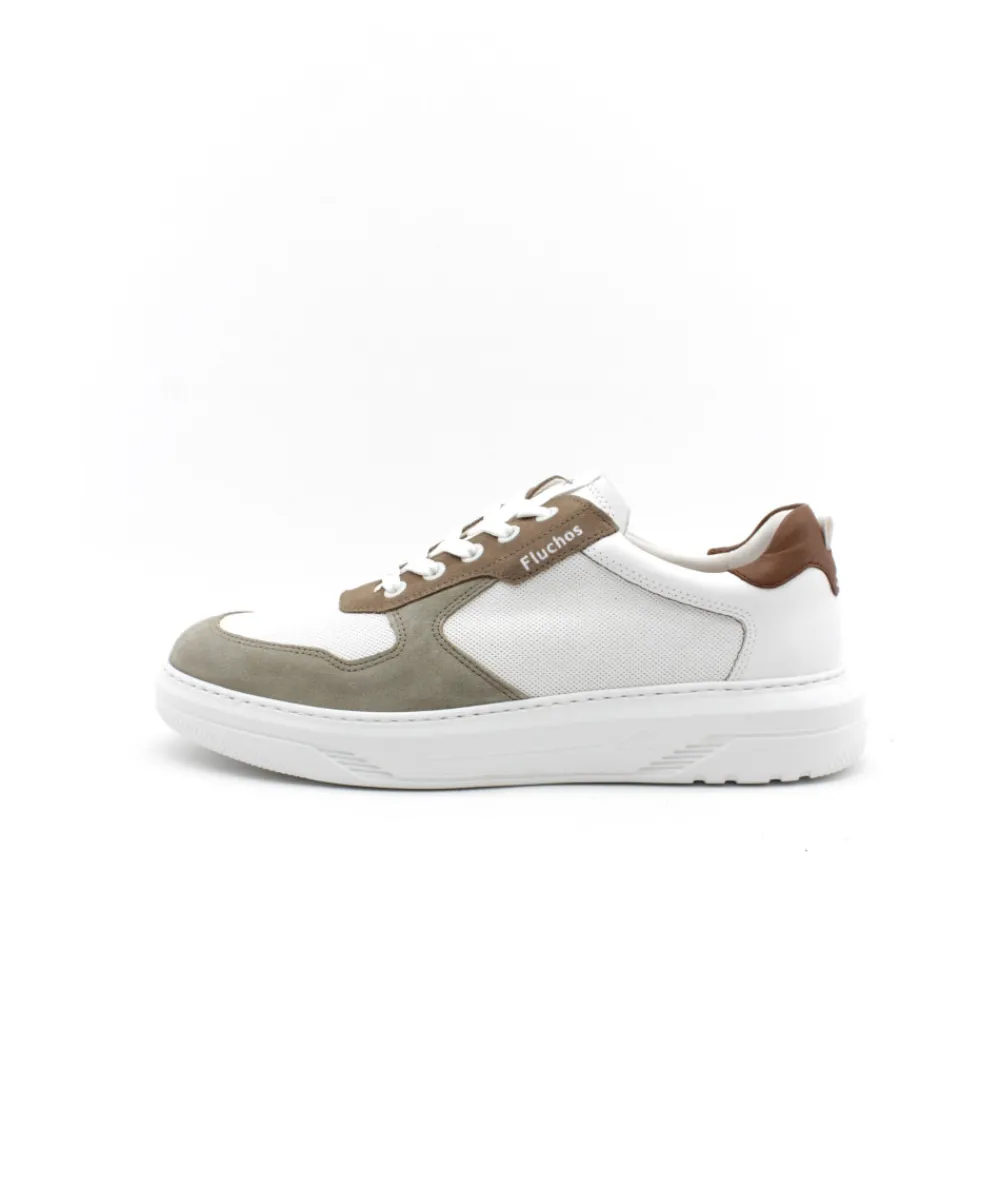 Baskets | L'Empreinte Chaussures FLUCHOS F1970 BOSTON blanc