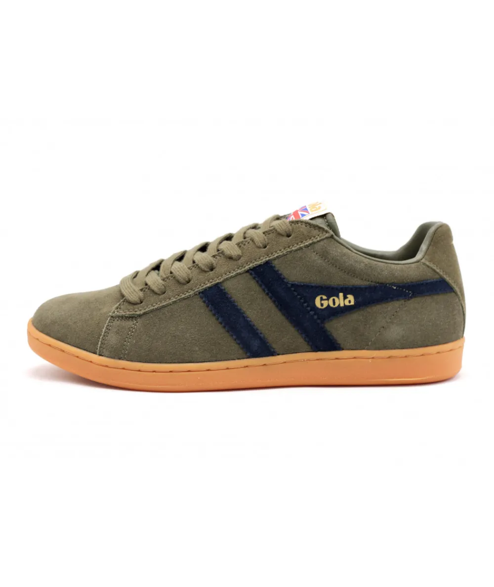 Baskets | L'Empreinte Chaussures GOLA EQUIPE SUEDE CM495 kaki