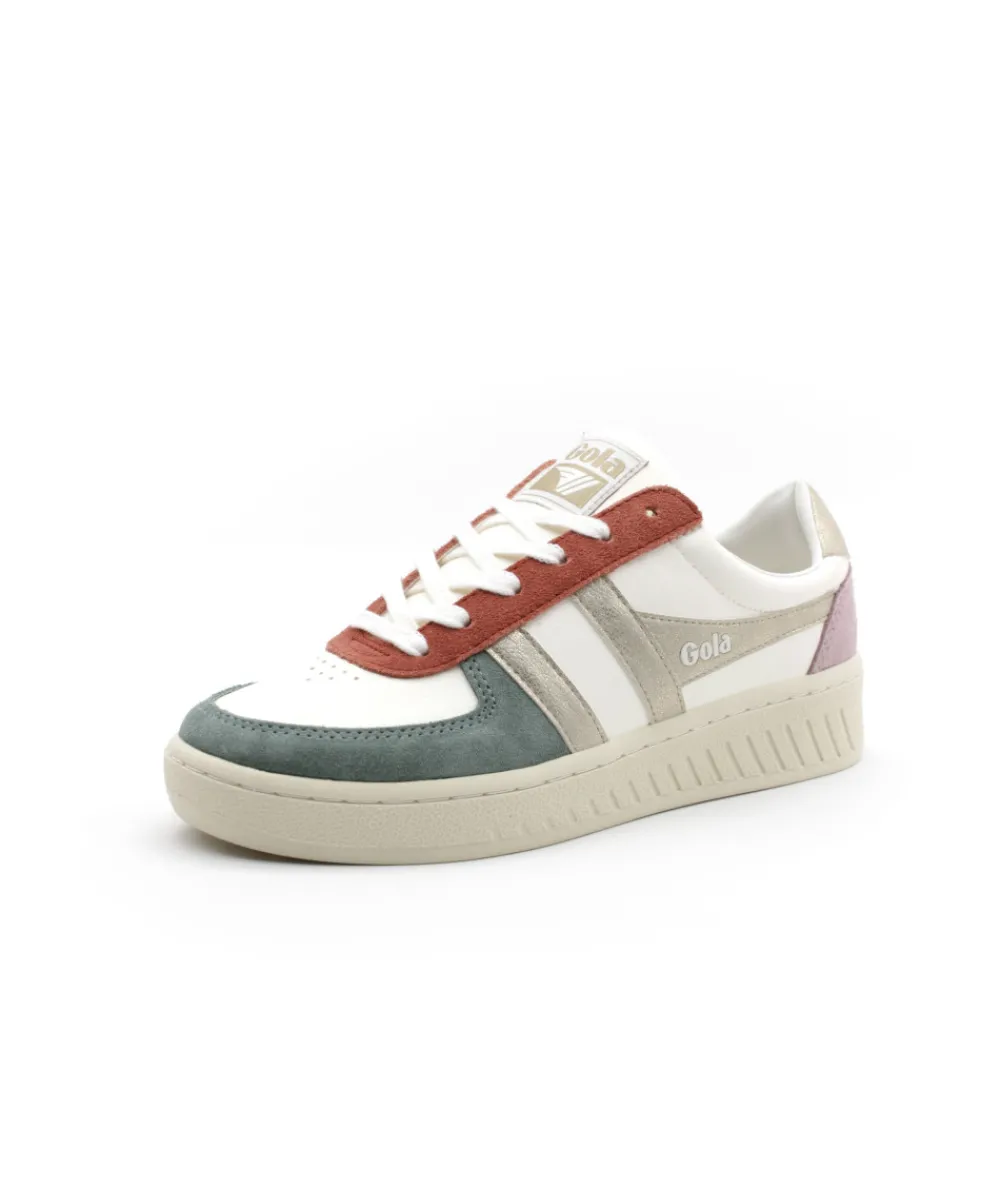 Baskets | L'Empreinte Chaussures GOLA GRANDSLAM QUADRANT blanc