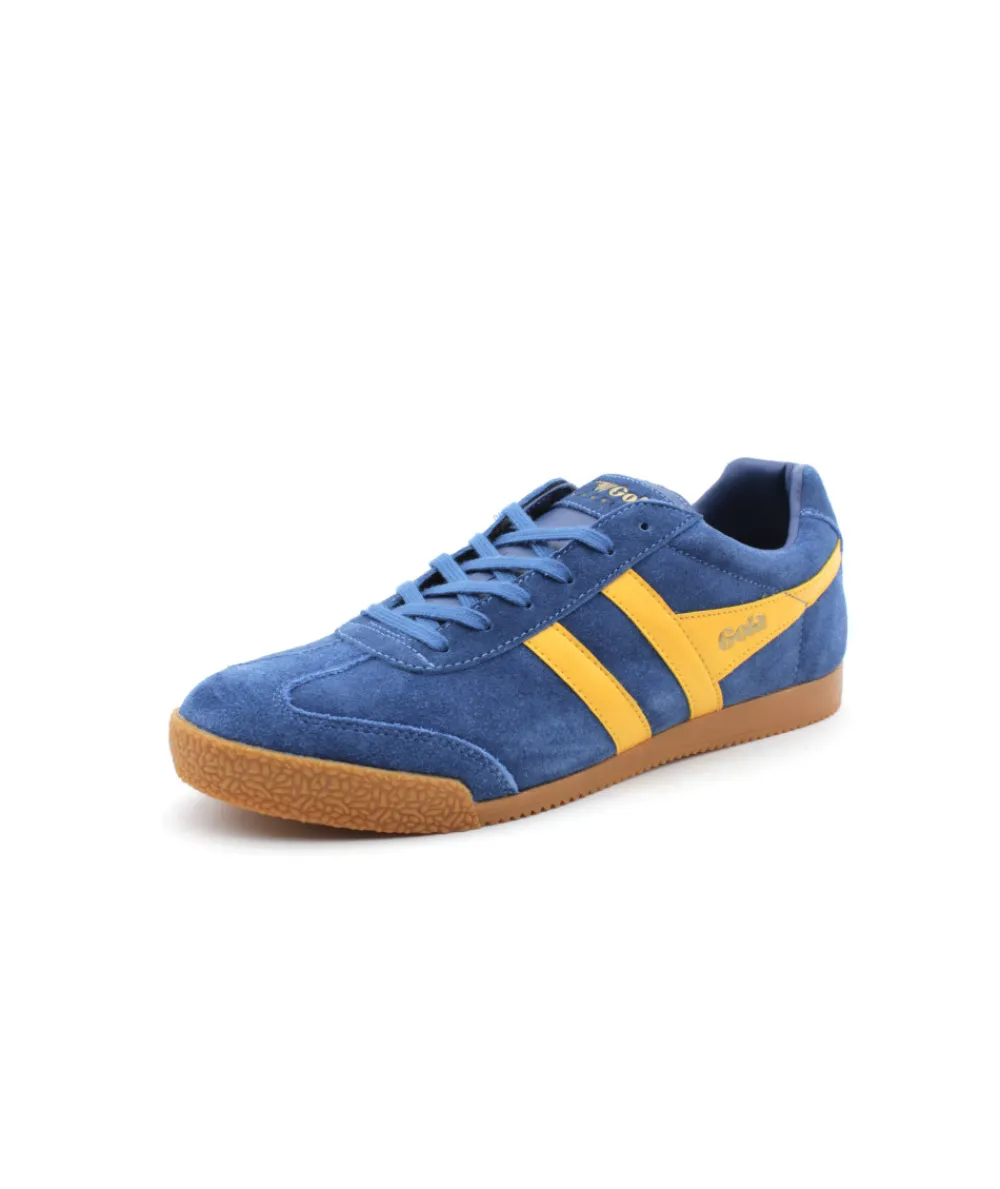 Baskets | L'Empreinte Chaussures GOLA HARRIER SUEDE CMA192 bleu